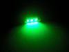 LED-Lampe 37 mm C5W Ohne Fehler Odb - Antifehler odb grün