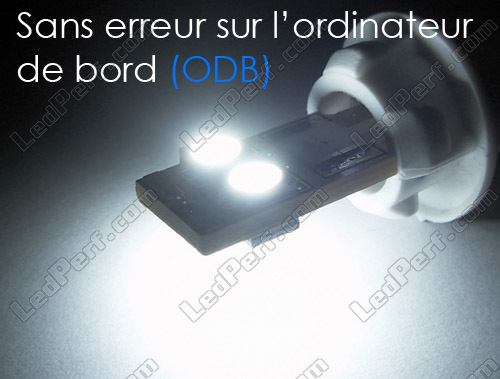 LED T4W Quad - Basis BA9S - weiß - Anti-Fehler-OBD