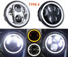 Type 4 LED-Scheinwerfer für Honda VT 1300 CX Fury - optisch Motorrad runde zugelassen