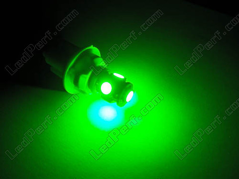 LED-Lampe T10 W5W Xtreme grün Xenon Effekt