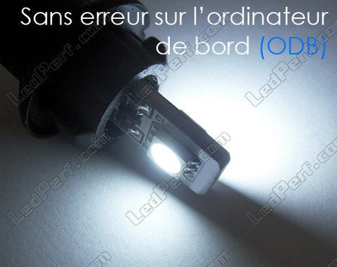 LED-Lampe T10 W5W Ohne Fehler Odb - Anti-Fehler odb - Dual Weiß