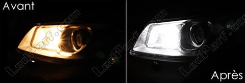 Nachtbeleuchtung Leds Weiß Xenon W5W T10 - Renault Megane 2