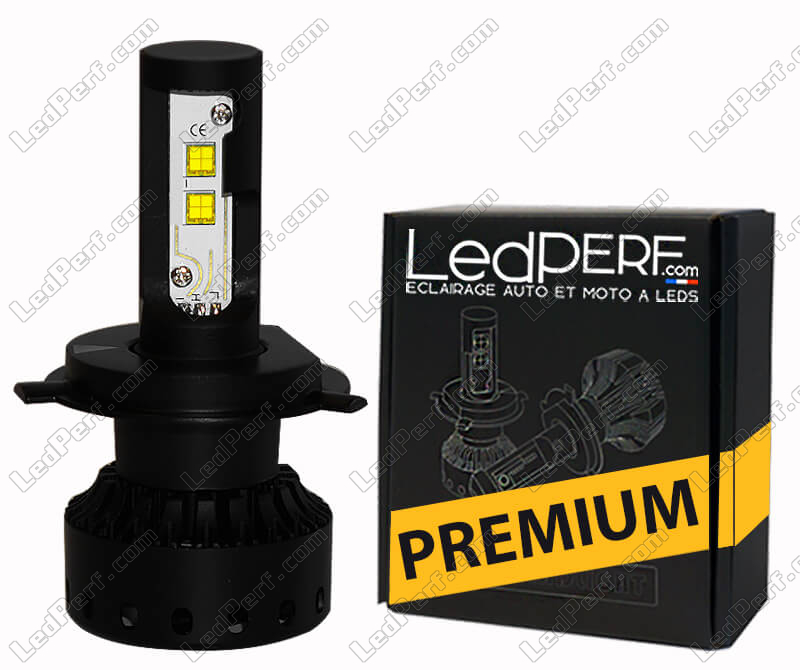 H4-LED-Lampe Motorrad - Größe Mini , leistungsstark und belüftet -  Versandkostenfreie Lieferung!