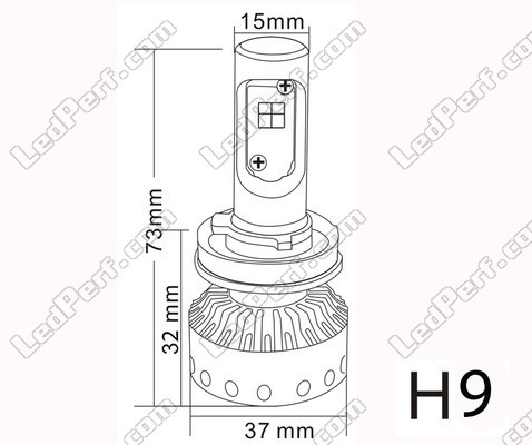 Mini Led H9 Hochleistungs-LED Tuning