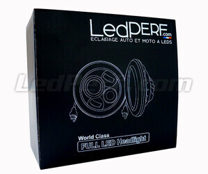 Optisch Motorrad Voll-LED schwarz für runde Scheinwerfer 7 Zoll - Typ 1 Verpackung
