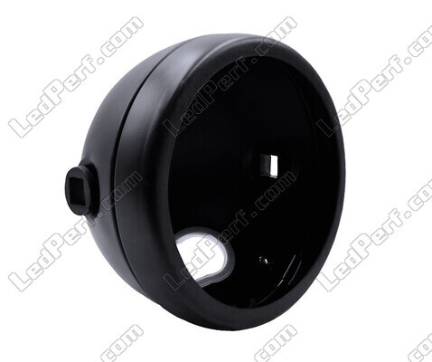 Full-LED-Optik, matt schwarz, für 5.75-Zoll-Scheinwerfer runde von Motorrad