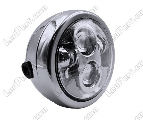 Verchromter Scheinwerfer von Motorrad runde für eine 5.75-Zoll-Full-LED-Optik