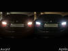 Led Rückfahrscheinwerfer BMW Serie 3 (E90 E91) vor und nach