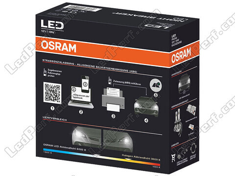 Osram LED Lampen Set Zugelassen für Dacia Logan 2 - Night Breaker