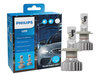 Verpackung LED-Lampen Philips für Fiat 500X - Ultinon PRO6000 zugelassene