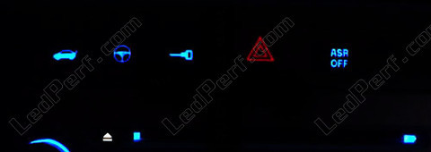 LED-Beleuchtung Tasten Konsole blau Fiat Great Punto Evo