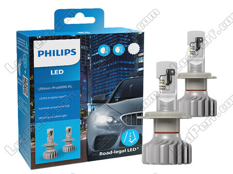 Verpackung LED-Lampen Philips für Fiat Scudo II - Ultinon PRO6000 zugelassene