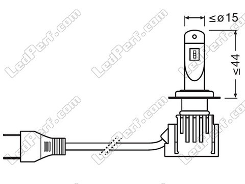 Osram LED Lampen Set Zugelassen für Mercedes Sprinter III (907) - Night Breaker
