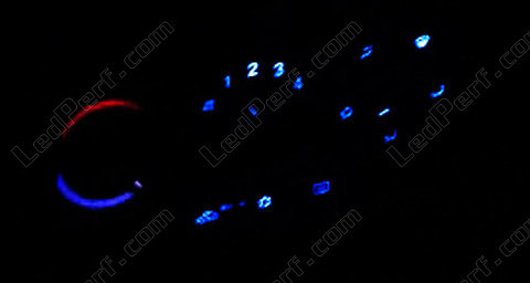Led Manuelle Klimaanlage blau Opel Astra G