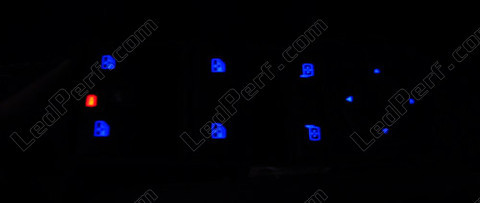 LED-Fensterregler blau Opel Astra H