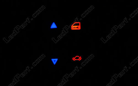 Led Leve-vitre Leuchtturm blau Opel Vectra C