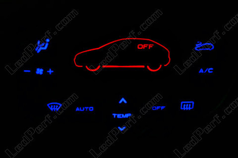 Led blau und rot Klimaanlage Peugeot 206 Multiplexed