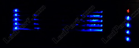 Led blau Ladegerät CD Blaupunkt Peugeot 207 blau