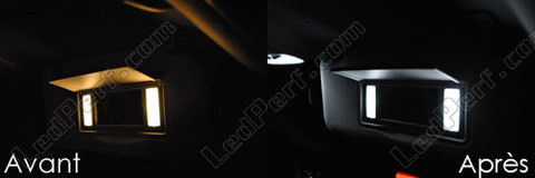 LED-Spiegel für den Sonnenschutz Peugeot 207