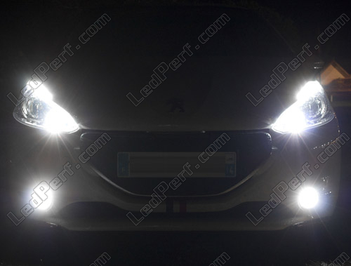 Scheinwerferlampen-Pack mit Xenon-Effekt für Peugeot 208