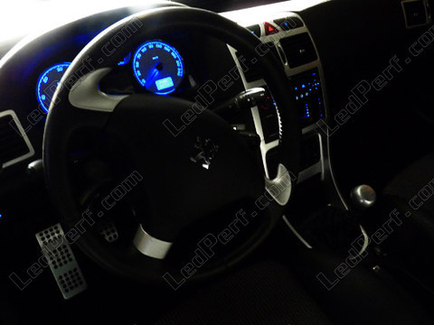 LED Armaturenbrett blau Peugeot 307 T6 Phase 2