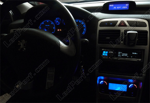 LED Armaturenbrett blau Peugeot 307 T6 Phase 2