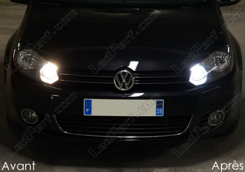H7 LED Kit für Volkswagen GOLF 6 Abblendlicht CANbus Birnen