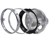 Runder und verchromter Scheinwerfer für BMW Motorrad R 1200 R (2006 - 2010) Voll-LED-Optik, Teilemontage
