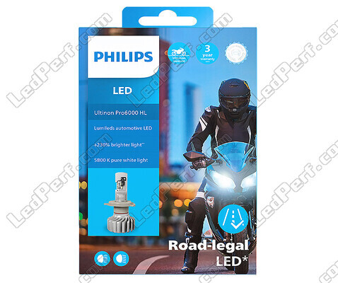 Zugelassene Philips LED-Lampe für Motorrad Honda CB 1000 R - Ultinon PRO6000