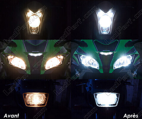 Led LED Abblendlicht und Fernlicht Indian Motorcycle Chief blackhawk / dark horse / bomber 1720 (2010 - 2013)