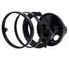 Schwarzer runder Scheinwerfer für Moto-Guzzi California 1400 Touring vollständige LED-Optik, Teilemontage