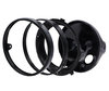 Schwarzer runder Scheinwerfer für Moto-Guzzi V7 750 vollständige LED-Optik, Teilemontage
