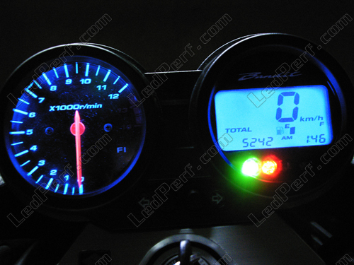 LED-Pack für Tacho für Suzuki Bandit 600 V1 blau/rot/Weiß/grün