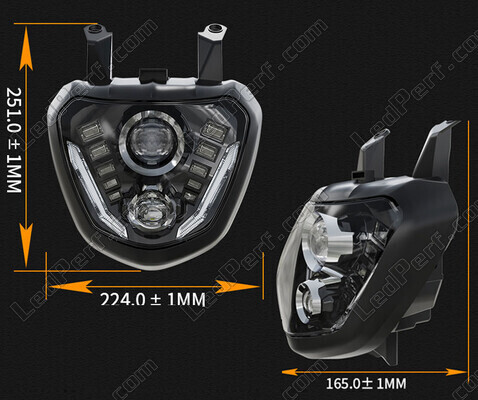 LED-Scheinwerfer für Yamaha MT-07 (2014 - 2017)