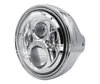 Beispiel für LED-Leuchtturm und Optik in Chrome für Moto-Guzzi Breva 1100 / 1200