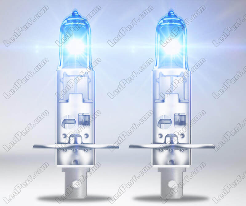 2x ULTRA BLUE Super White H1 Birnen Lampen E4 FREI #205 für
