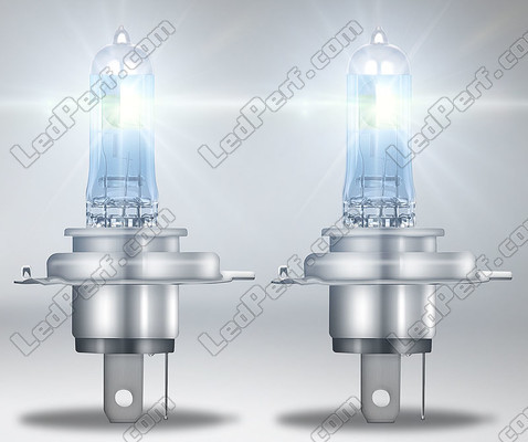 Beleuchtung in Weiß durch die Lampen H4 OSRAM Night Breaker® 200 - 64193NB200-HCB