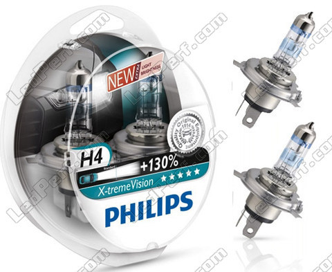 Lampen Philips X-treme Vision +130% Xenon Effekt H4