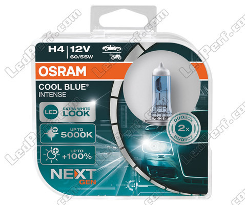 Paar Osram H4 Cool blue Intense Next Gen LED Effect 5000K Glühbirnen