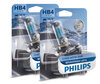 Set mit 2 Scheinwerferlampen HB4 Philips WhiteVision ULTRA + Standlichter - 9006WVUB1