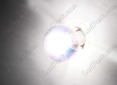 2er Pack Platinum Nachtlichter (Chrom) - Weiß Xenon - Lampe W21/5W  (Doppelfaden) für Scheinwerfer