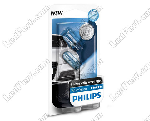  Lampe T10 W5W Philips WhiteVision Xenon-Effekt-LED
