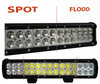 LED-Light-Bar CREE Zweireihig 90 W 6300 Lumen für 4 x 4 - Quad - SSV Spot VS Flood