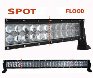 LED-Light-Bar CREE Zweireihig 180 W 16200 Lumen für 4X4 - LKW - Traktor Spot VS Flood