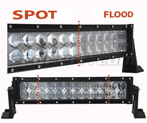 LED-Light-Bar CREE 4D Zweireihig 36W 6500 Lumen für 4X4 - Quad - SSV Spot VS Flood