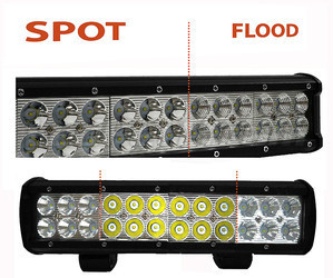 LED-Light-Bar CREE Zweireihig 36W 5100 Lumen für 4 x 4 - Quad - SSV Spot VS Flood