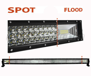 LED-Light-Bar Gebogen Combo 300 W 24000 Lumen 1277 mm Spot VS Flood