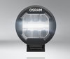 Beleuchtung des Tagfahrlichter LED-Zusatzscheinwerfers Osram LEDriving® ROUND MX180-CB.