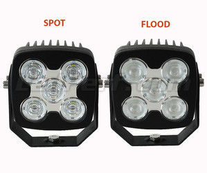 Zusätzliche LED-Scheinwerfer quadratisch 50 W CREE für 4 x 4 - Quad - SSV Spot VS Flood