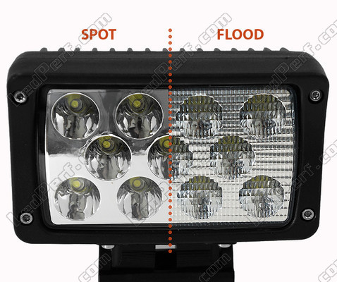 Zusätzliche LED-Scheinwerfer rechteckig 33 W für 4 x 4 - Quad - SSV Spot VS Flood